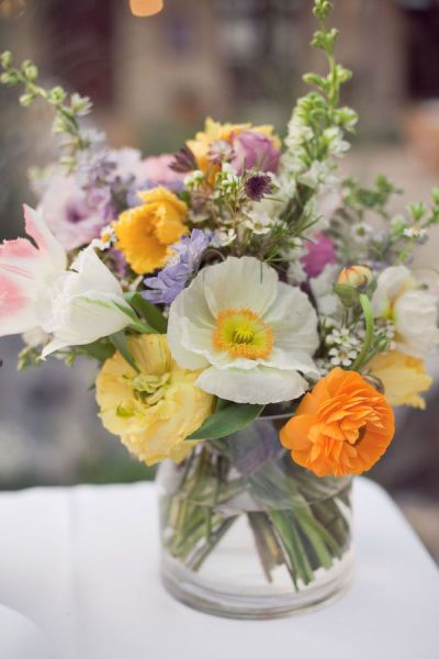 Style Me Pretty | Gallery | Picture | #207928 Rose Vase, Wildflower Bouquet, Deco Floral, Gorgeous Gardens, Indoor Wedding, Austin Wedding, Floral Bouquets, Cut Flowers, Love Flowers