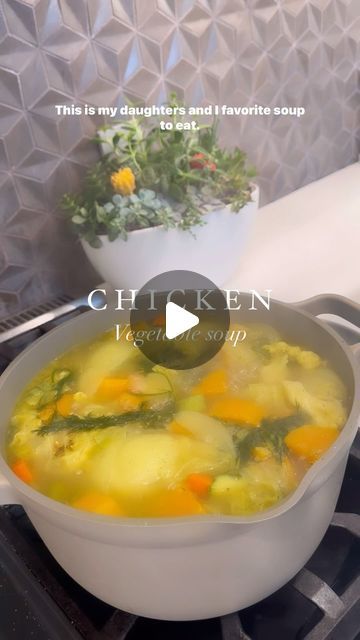 Sivan's Kitchen on Instagram: "Hearty, delicious, and healthy soup🥕🧅🥬
I make this soup at the beginning of the week and we enjoy it throughout. It’s great to take for lunch at work and it tastes even better day after day !! 
I’m using an @ourplace perfect pot that you can find in my Amazon storefront, the link is in my bio. 

Ingredients:
•2 trimmed and cleaned leaks
•1 pound cubed chicken breast 
Vegetables all cut up small except for cabbage and cauliflower 
•4 celery ribs (leaves included if available) 
•2 carrots 
•2 cups butternut squash 
•3 zucchinis or Mexican zucchinis 
•1 onion cut into fourths 
•1/4 cabbage 
•1/4 cauliflower separating florets 
Seasonings:
•1/2 cup osem chicken consome 
•1 tsp. of each turmeric, black pepper, and salt 
•1/2 bunch fresh dill 

I like to brown m Sivan's Kitchen, Mexican Zucchini, Lunch At Work, Cubed Chicken, Turmeric Black Pepper, Vegetable Soup With Chicken, Chicken And Cabbage, Soup Chicken, Beef Meatballs