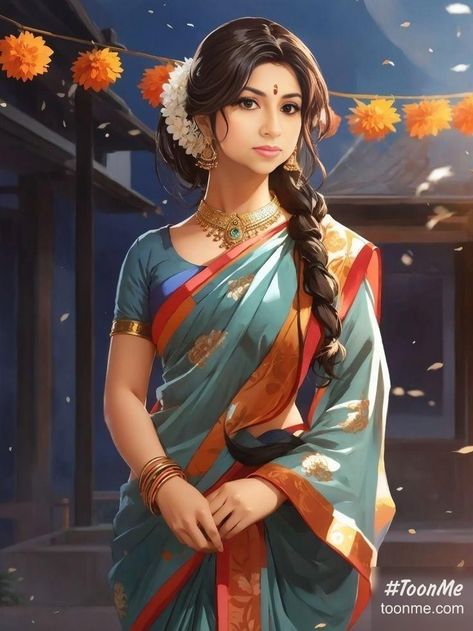 Beginner Artist, Wallpaper Digital Art, Indian Princess, Indian Goddess, Free Photographs, Best Pose For Photoshoot, Saree Photoshoot, Fashion Drawing Dresses, Couple Illustration