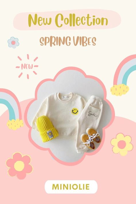 Trendy mini looks at affordable prices. Tap to shop your favorite kids clothing. Clothing Social Media, Stylish Kids Outfits, Social Media Design Inspiration, Spring Vibes, Ads Creative, Baby Store, Stylish Kids, Kids Branding, Baby Star