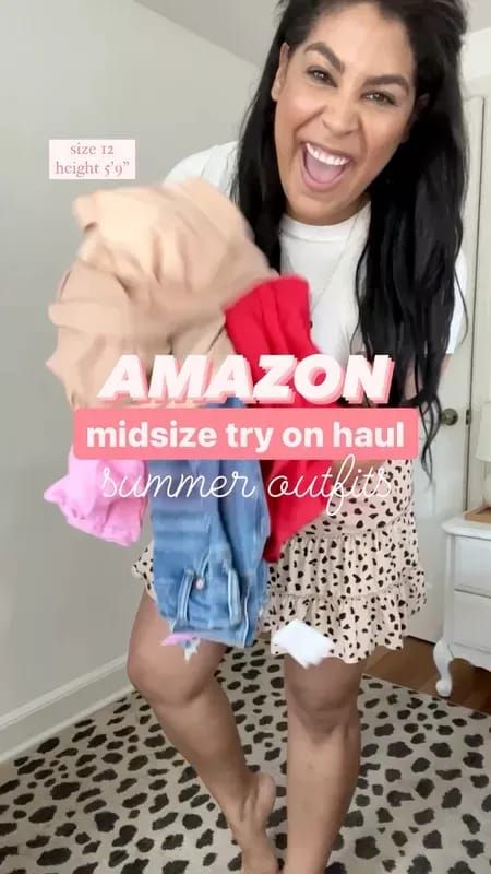 Amazon midsize summer try on haul — summer and vacation outfits I'll be wearing this year! Follow for more Amazon outfits, best Amazon fashion finds, amazon must-haves, affordable amazon finds, amazon wants, amazon fashion, amazon clothes, and Amazon shopping guides. Amazon Canada Fashion Finds, Amazon Vacation Outfits 2023, Amazon Outfits Women Summer, Summer Amazon Outfits, Amazon Outfits Women, Amazon Finds Clothes, Amazon Must Haves Clothes, Summer Outfits Amazon, Best Amazon Fashion Finds