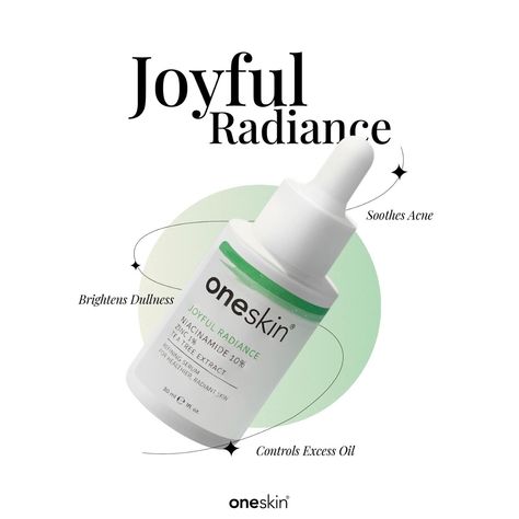 Meet our trending Joyful Radiance Niacinamide serum with 10% Niacinamide, 1% Zinc and Tea Tree Extract 💚 #oneskinforeveryone #oneskin #discoversciencethroughnature #serums #skincareonline #hyaluronicacid #pigmentcorrector #retinol #vitaminc #gluthathione #niacinamide #CitrusDelight #MoistureMagnet #GlowingSkin #GlowGetter Serum Creative Ads, Creative Product Ads, Tree Poster Design, Skincare Creative Ads, Skincare Ads, Serum Product, Person Photography, Niacinamide Serum, Cosmetic Creative