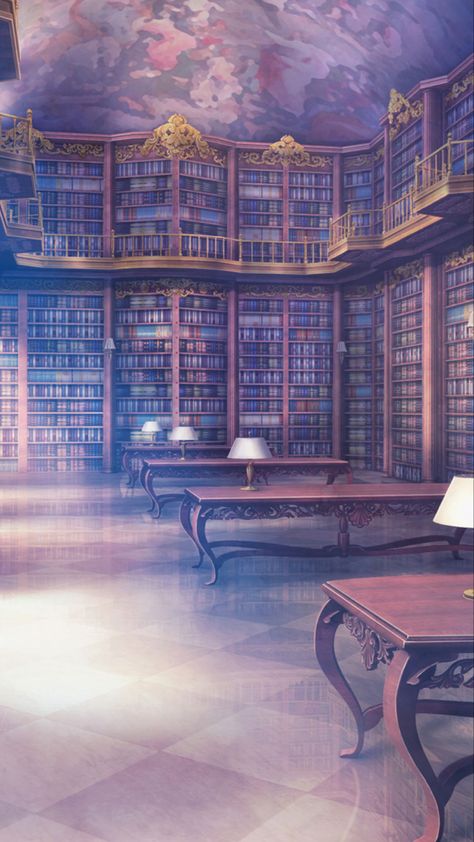 Anime Library Background Aesthetic, Anime Places, Episode Backgrounds, Fantasy Rooms, Castle Aesthetic, Fantasy Background, Scenery Background, Fantasy City, Fantasy Castle