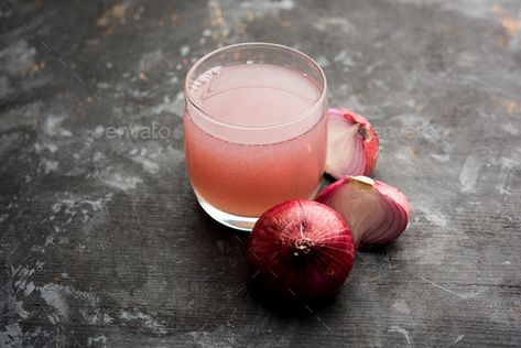 Onion Juice by stockimagefactory. Medicinal Onion juice /syrup or extract in a glass with raw onions. selective focus #Sponsored #Medicinal, #juice, #syrup, #Onion Substitute For Onion, Garlic For Hair Growth, Hair Fall Control Tips, Regrow Eyebrows, Onion Juice For Hair, Getting Rid Of Dandruff, Onion Juice, Home Remedies For Hair, Natural Cough Remedies