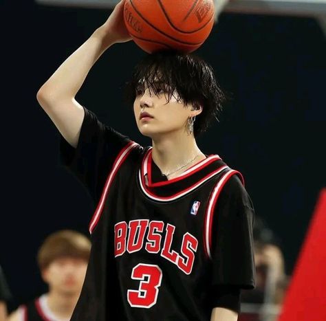 Suga Bts Swag, Min Yoongi Bts, Basketball Player, Bts Chibi, I Love Bts, Min Suga, Bts Yoongi, Bts Book, Kpop Guys