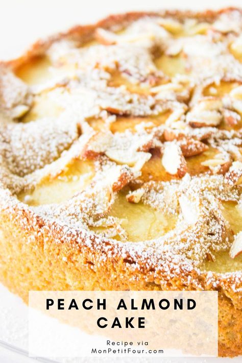 Peach Desserts Recipes, Italian Peach Cake, Peach And Almond Cake, Summer Dessert Gluten Free, Gluten Free Peach Cake Recipe, Dessert With Nectarines, Gf Cakes Recipes, Peach And Almond Tart, Peach Gluten Free Recipes