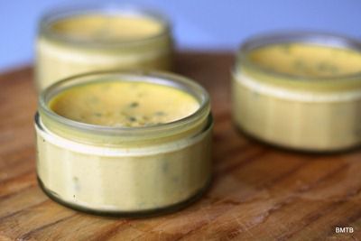 Passionfruit Custard Pots Passionfruit Custard, Passion Fruit Custard, Fruit Custard, Baked Custard, Harvest Recipes, Summer Dessert, Birthday Food, Mini Desserts, Sweets Desserts