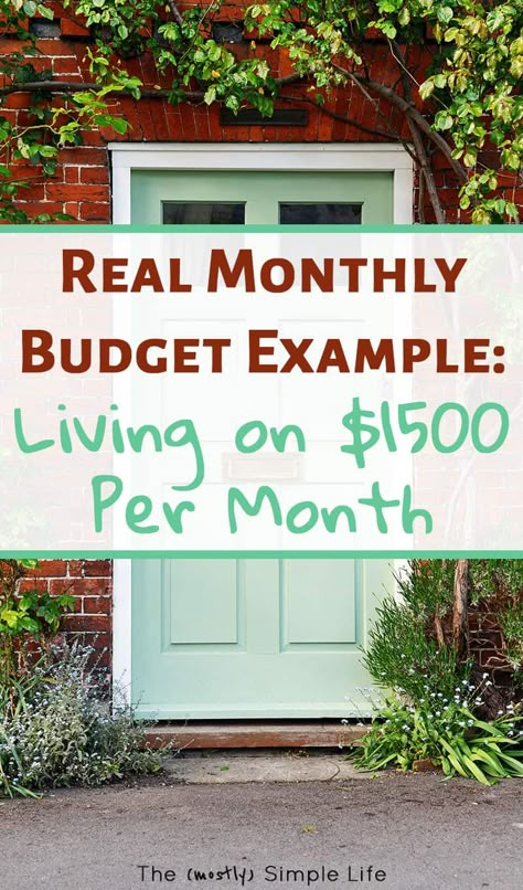 How We Live On Less Than $1500 A Month + A Peek At Our Budget Budget Examples, Sample Budget, Budget List, Frugal Meal Planning, Payoff Debt, Budget Finances, Live On Less, Dave Ramsey Budgeting, Budget Help