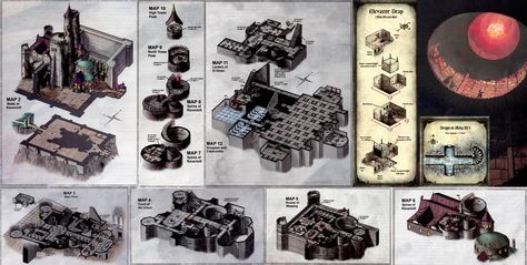 Castle Ravenloft, Curse Of Strahd, Castle, Layout, Map, Quick Saves