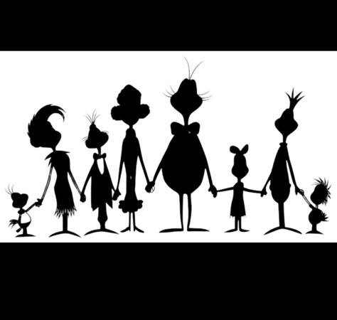 Whoville People, Grinch Silhouette, Blanket Pictures, Grinch Decor, Htv Ideas, Christmas Grinch, Christmas Stencils, Silhouette Christmas, Grinch Christmas