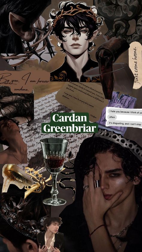 Cardan Greenbriar #cardan#thecruelprince#aesthetic#cardangreenbriar Cardin Greenbriar, Cardan Greenbriar Tail, Balekin Greenbriar Fanart, Cardan Fan Art, Balekin Greenbriar, Carden Greenbriar, Cardan Greenbriar Aesthetic, Jude Cardan, Cardan Greenbriar