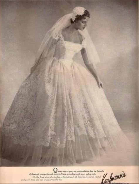 60s Gowns, Vintage Wedding Dress 60s, Priscilla Of Boston Wedding Dresses, 1950 Wedding Dress, Wedding Dress 60s, Wedding Dresses Vintage 50s, Wedding Dresses 60s, Priscilla Of Boston, 1950s Wedding Dress