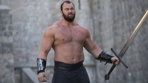 Hafpor Julius Bjornsson, Game of Thrones’ Imposing Monster The Mountain Speaks Gregor Clegane, World's Strongest Man, Game Of Thrones Tv, Fire And Blood, Beefy Men, Body Reference Poses, Chris Pratt, Human Poses, Body Reference