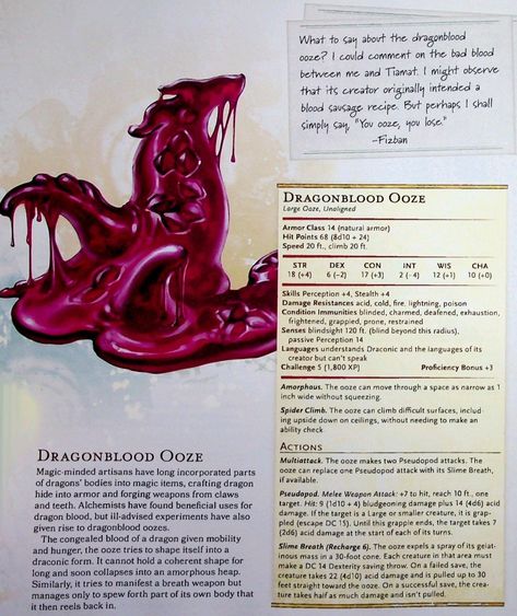 Dnd Slime Monster, Dnd Ooze, Dnd Slime, Homebrew Monsters, Dragon Man, Dnd Creatures, Dnd Monster, Dungeons And Dragons Races, Monster Board