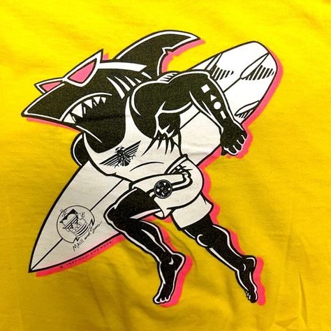 Vintage Sharkman t-shirt, men’s large Maui And Sons, Late 80s, T Shirt Men, Shirt Men, Maui, Pastel, T Shirt, Closet