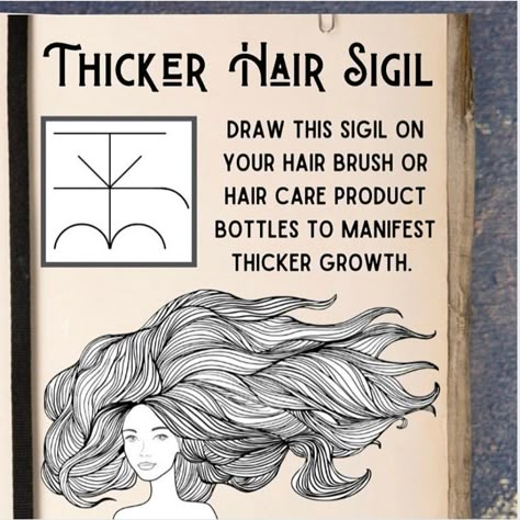 Thicker Healthier Hair, Attract Positive Energy, Spells For Beginners, Easy Spells, Wiccan Magic, Magic Spell Book, Magic Witch, Witch Spirituality, Wiccan Spell Book