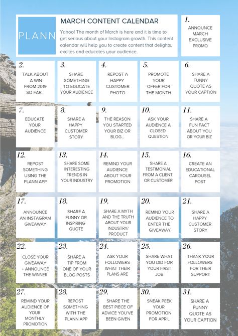 Ig Post Calendar, Fashion Brand Content Calendar, Linkedin Content Calendar, Smm Content Ideas, Easter Content Ideas, Branding Content Ideas, March Instagram Posts, Spring Content Ideas, Linkedin Content Ideas