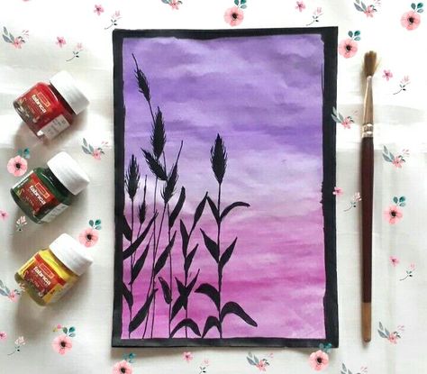 Brush Pen Art Drawing, Brush Pen Art Drawing Easy, Easy Scenery, Sakura Pens, Brush Pen Art, Scenery Painting, Pen Art Drawings, Scenery Paintings, Easy Canvas Art