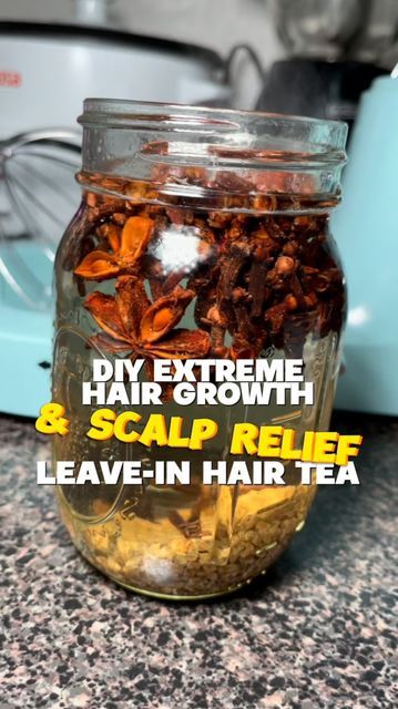 3A-4C Hair Growth Products 💦 on Instagram: "PLEASE READ ⚠️FOR THE BABES WHO WANTS HEALTHY SCALP, ITCH FREE SCALP, THICKER &HEALTHY HAIR How To Make Simple & Easy : ✨1-2 TBSP Fenugreek Seeds ✨3-5 Star Anise ✨3-6 Cloves 💦Bring water to boil and pour over your ingredients. Think as if you were making tea/coffee. ⏰Let it infuse for 24-48 hours; make sure it is covered and then strain ✨This is optional * you can add any carrier oil (coconut oil, or essential oil to your tea) 💦Transfer to a s Star Anise For Hair Growth, Clove Water For Hair Growth, 4c Hair Growth, Scalp Itch, Gemini Hair, Thicker Healthier Hair, Natural Hair Growth Remedies, Scalp Hair Growth, Tea Remedies