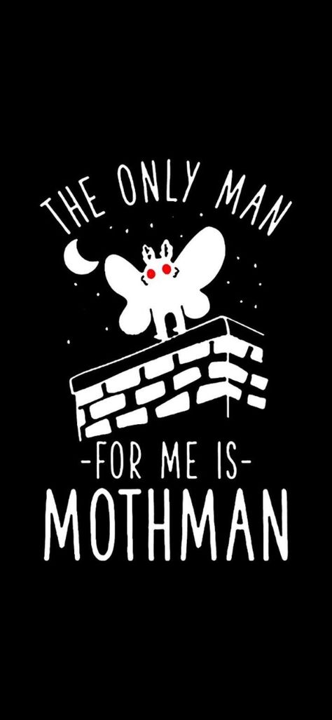 Cryptid Core Wallpaper, Cryptic Wallpaper, Mothman Wallpaper Iphone, Cute Mothman Art, Cryptids Art, Mothman Wallpaper, Cryptidcore Aesthetic, Paranormal Aesthetic, Witchy Wallpaper