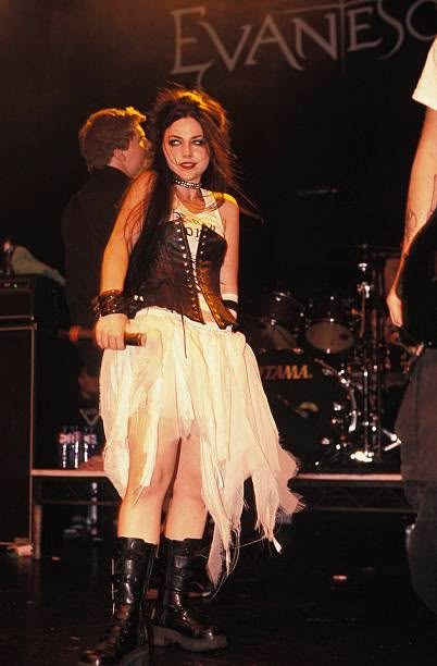 Internet Girl, Amy Lee Evanescence, Amy Lee, Evanescence, Metal Girl, Mall Goth, On Stage, Rock Bands