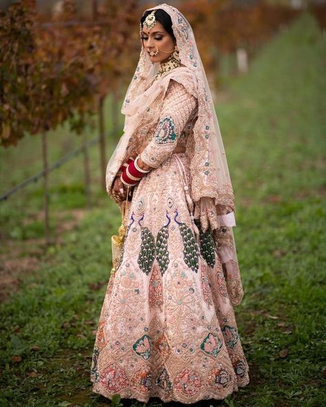 Dupatta Draping Styles On Head, Lehenga Draping Styles, Dupatta On Head, Draping Saree Style, Lehenga Dupatta Draping Style, Traditional Lehenga Designs, Drape Dupatta, Dupatta Draping Styles, Gorgeous Lehenga