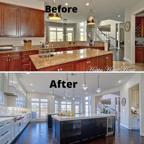 Modern Kitchen Makeover Before After, 2000 House Remodel, Kitchen Redo Before And After, Kitchen Addition Before And After, Remodle Homes Before And After, Kitchen Renovation Ideas Before After, 2000s Home Remodel, Renovation Ideas Before And After, 2000 Kitchen Remodel