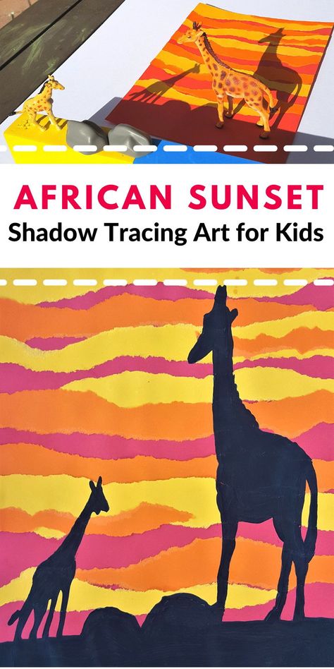 South Africa Theme Preschool Art Projects, African Art For Preschoolers, Africa For Preschoolers, Safari Kindergarten Activities, African Art Preschool, Animal Art For Kindergarten, Africa Crafts For Toddlers, Safari Activities For Kindergarten, African Animal Craft