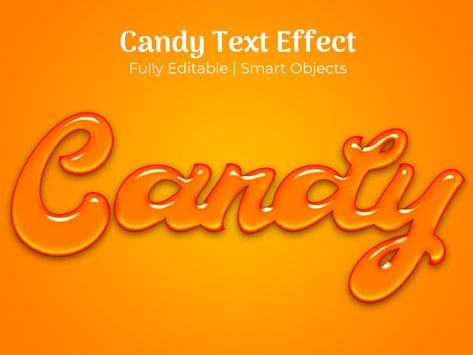 Candy Text Effect by Zahid Hossain Alif on Dribbble 3d Movie Poster, Candy Text, Poster Cinema, Candy Letters, Paper Cartoon, Summer Font, Ink Calligraphy, Photoshop Sketch, 3d Movie