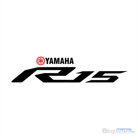 YAMAHA R15 Logo vector (.cdr) - BlogoVector R15 V3 Stickering Ideas, R15 Logo, Yamaha Logo Design, Bike Stickers Design, Stickers Design Ideas, Bike Stickers Design Ideas, Dt Yamaha, Logo Yamaha, R15 V2