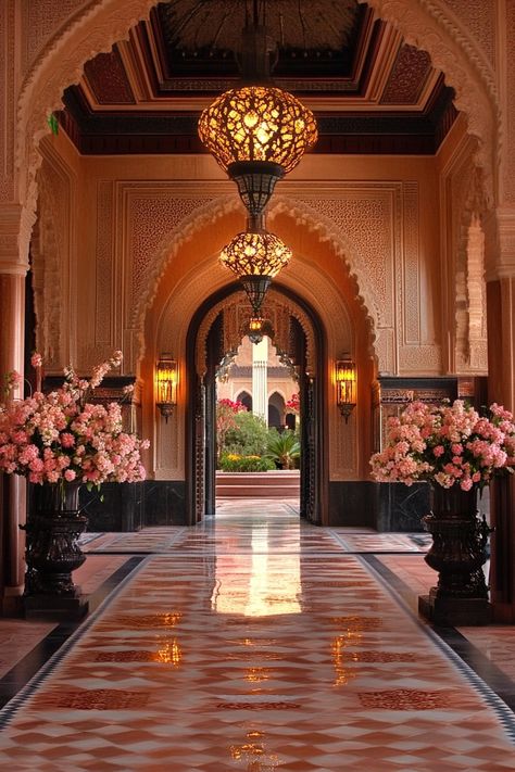 "Experience opulence at The Royal Mansour in Marrakech! 🏰🌟 Explore the exquisite luxury and architectural splendor of this iconic palace in our Pinterest carousel. ✨🌹 #RoyalMansour #LuxuryTravel #Marrakech" Hum Dil De Chuke Sanam, Slavic Architecture, Royal Mansour Marrakech, Old Romance, Sheesh Mahal, Islamic Interior, Candles Vintage, Royal Palaces, Dream Vacations Destinations