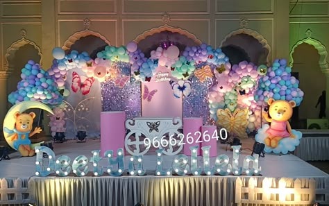 birthday decorations at Hyderabad call or What's up 9666262640 #birthdaydecorations #birthdaytheme #birthdaygirl #birthdayparty #birthdaycelebration #birthdayparties #low budget #low prices Also available https://youtube.com/c/BirthdayDecorationsInHyderabad https://www.facebook.com/birthdaydecoratorsinhydgoogle/ Subscribe & Review please Latest Birthday Decoration Ideas, Birthday Party Stage Decorations, First Birthday Stage Decorations, Butterfly Theme Decorations, Butterfly Theme Birthday Decoration, Birthday Party Paper Decorations, First Birthday Decorations Boy, Butterfly Birthday Decorations