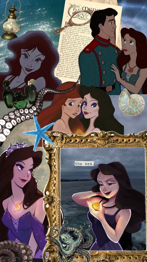 ursula villana Vanessa Ursula Fanart, Disney Female Villains, Ursula Human, Dark Disney Princess Art, Ursula Vanessa, Vanessa Ursula, Fashion Glossary, Dark Disney Princess, Female Villains