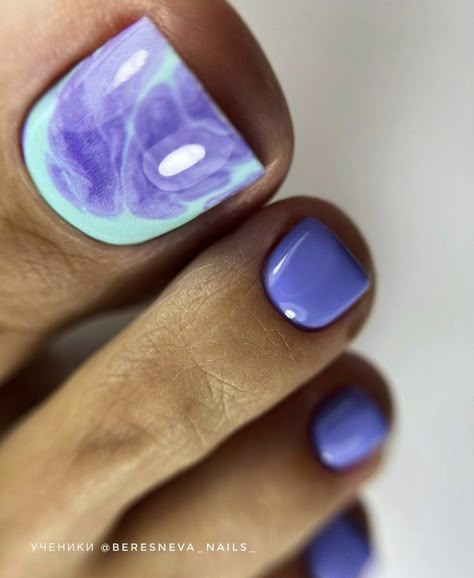 Male Polish, Pedicured Toes, Purple Toe Nails, Toe Nail Colors, Summer Pedicure Colors, Blue Toe Nails, Toenail Designs Summer, Colors For 2024, Nails Pedicure