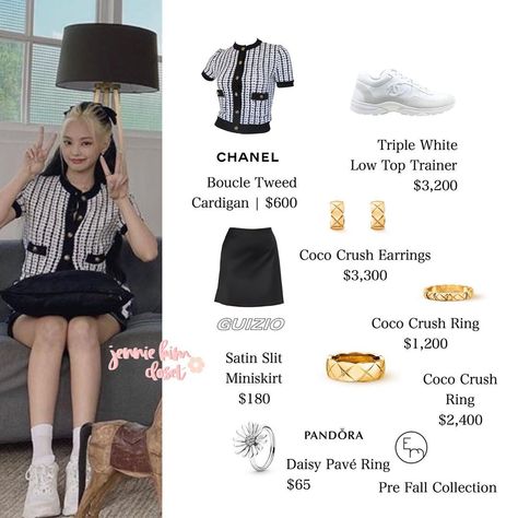 Jennie Closet, Jennie Outfits, Hoverboard Girl, Blackpink Closet, Kpop Dress, Idol Fashion, Korean Outfit Street Styles, Korean Girl Fashion, Asian Outfits