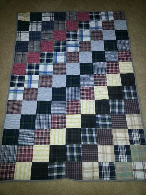 Flannel Quilts, Quilts Decor, Plaid Quilt, Quilt Care, Memory Pillows, Man Quilt, Denim Quilt, Lap Quilts, Boy Quilts