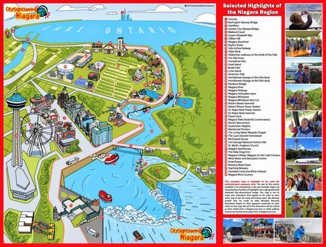 Niagara map Niagara Falls Map, Niagara Falls Vacation, Niagara Falls Trip, New Mexico Map, Niagara Falls State Park, Niagara Falls New York, Arizona Map, Canada Map, Niagara Region