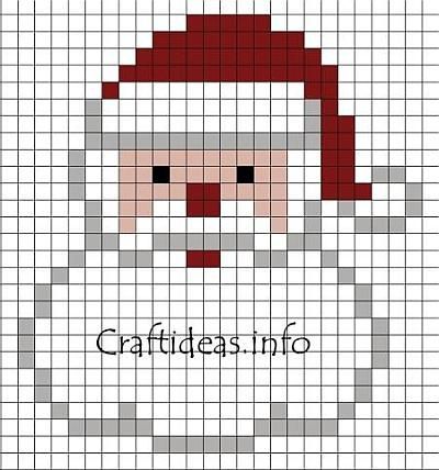 D Small Santa Cross Stitch Patterns, Mini Christmas Cross Stitch Patterns, Small Christmas Cross Stitch Patterns, Small Pixel Art Ideas, Santa Claus Cross Stitch, Santa Cross Stitch, Xmas Cross Stitch, Cross Stitch Christmas Ornaments, Pola Kristik