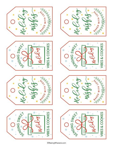 Christmas Cookie Sayings Gift Ideas, Christmas Cookie Tags Free Printable, Cookie Tags Printable Free, Editable Christmas Tags Free Printable, Scentsy Labels, Christmas Cookie Gift Tags, Christmas Cookie Tags, Cookies Label, Free Christmas Tags