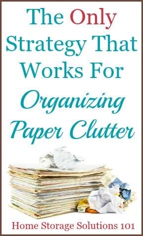 Organizing Paper Clutter, Paper Clutter Organization, Mental Space, Clutter Control, Organizing Paperwork, Paper Clutter, Declutter Your Life, Home Storage Solutions, Clutter Organization