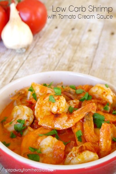 Low Carb Sauces and Condiments - all the recipes from StepAwayFromTheCarbs.com #lowcarb #lowcarbsauces #ketosauces Low Carb Shrimp, Zero Carb Diet, Keto Fish, Tomato Cream Sauce, Keto Seafood, Low Carb Sauces, Diet Breakfast Recipes, Zero Carb, Ditch The Carbs