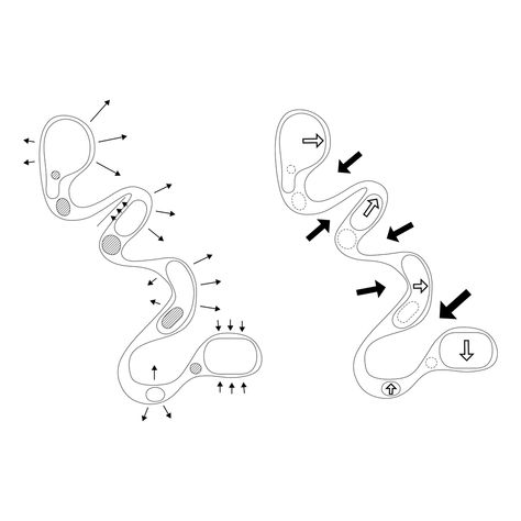 Erosion Architecture Concept, Rhythm Architecture, Case Study Architecture, Architecture Bubble Diagram, Sequence Art, Design Concept Diagram, Sensory Architecture, Parti Diagram Architecture, Surfaces Architecture