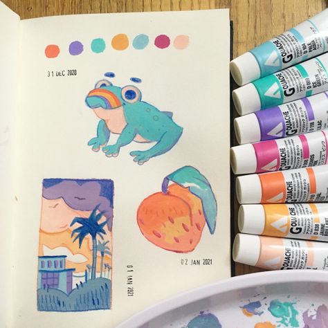 Fave • Instagram Gouache Palette, Gouache Color, Pen Art Work, Cellphone Background, Gouache Illustrations, Sketchbook Art Journal, Sketchbook Art, Paint Marker, Pen Art