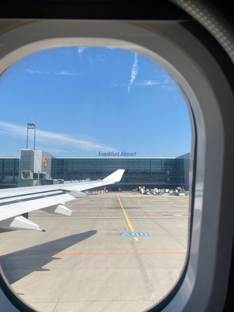 airplane window, airport, solo travel, aesthetic Frankfurt Germany Fake Story, Frankfurt Germany Airport, Plane Photos, Frankfurt Airport, Toronto Travel, Good Night Flowers, Stuttgart Germany, Travel Pictures Poses, Frankfurt Germany