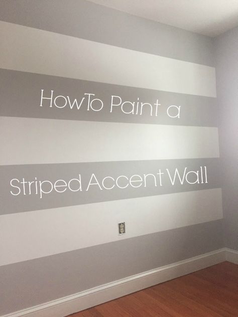 I've gotten a few requests for a tutorial on how to paint a perfectly striped accent wall since I posted our nursery wall last week. ... Striped Accent Wall Bedroom, Wall Stripes Paint Ideas, Stripe Paint Ideas For Walls, Striped Walls Bedroom, Striped Accent Walls, Striped Accent Wall, Striped Walls, Accent Wall Bedroom, Paint Ideas