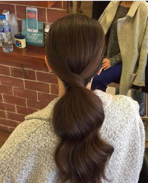 @marleenamecc Peekaboo Hair, Low Ponytail, Formal Hairstyles, Aesthetic Hair, Hair Dos, Ponytail Hairstyles, Gorgeous Hair, Hair Day, Nail Art Design