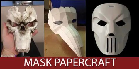 8 Free Papercraft Mask Template 3d Mask Template Free, Kakashi Anbu Mask, Anbu Mask, Cosplay Hacks, Paper Mask Template, Mask Papercraft, Papercraft Mask, Anonymous Mask, Cardboard Mask