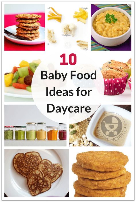 Food For Daycare, 11 Month Old Food, 10 Month Old Baby Food, Daycare Lunch Ideas, Baby Food Ideas, Baby Meal Plan, Daycare Meals, Baby Lunch, Healthy Food Ideas