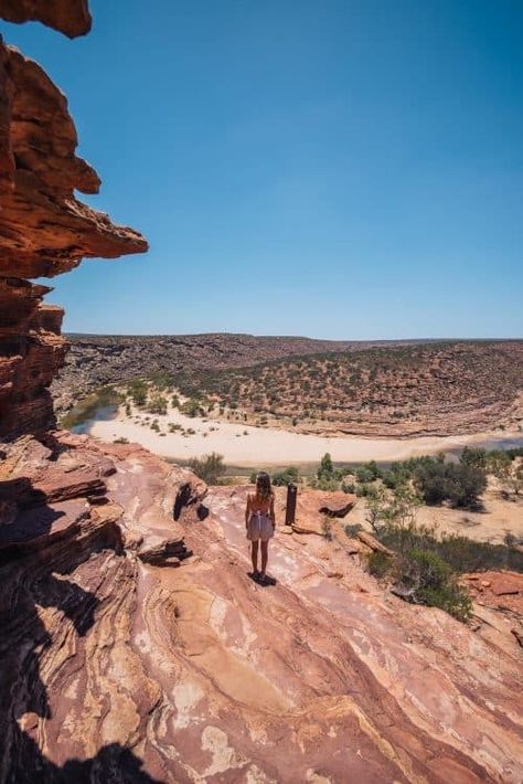 Nature's Window Kalbarri National Park - Visitor's Guide 11 Aus Travel, Kalbarri National Park, Teaching English Online, Pink Lake, Caravan Park, Coastal Landscape, Coastal Towns, Digital Nomad, Australia Travel