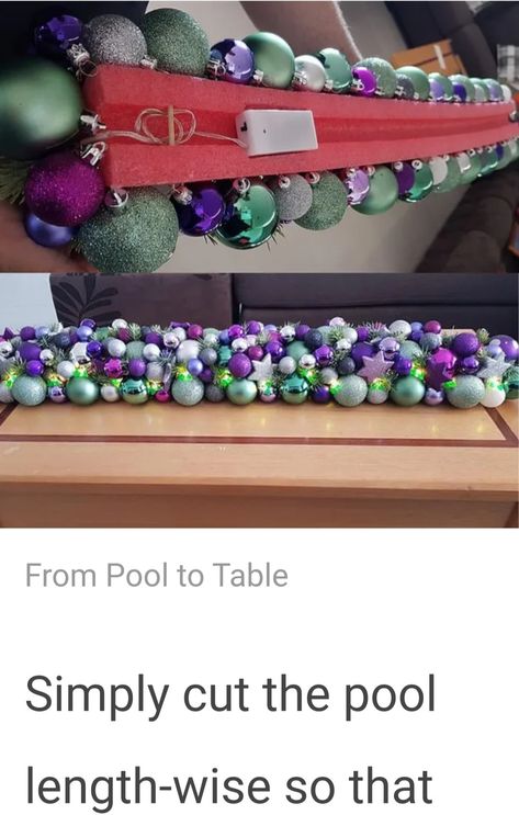 Pool Noodle Christmas, Christmas Centerpieces Cheap, Christmas Arch, Diy Christmas Lights, Christmas Props, Christmas Organization, Homemade Christmas Decorations, Christmas Centerpieces Diy, Pool Noodle